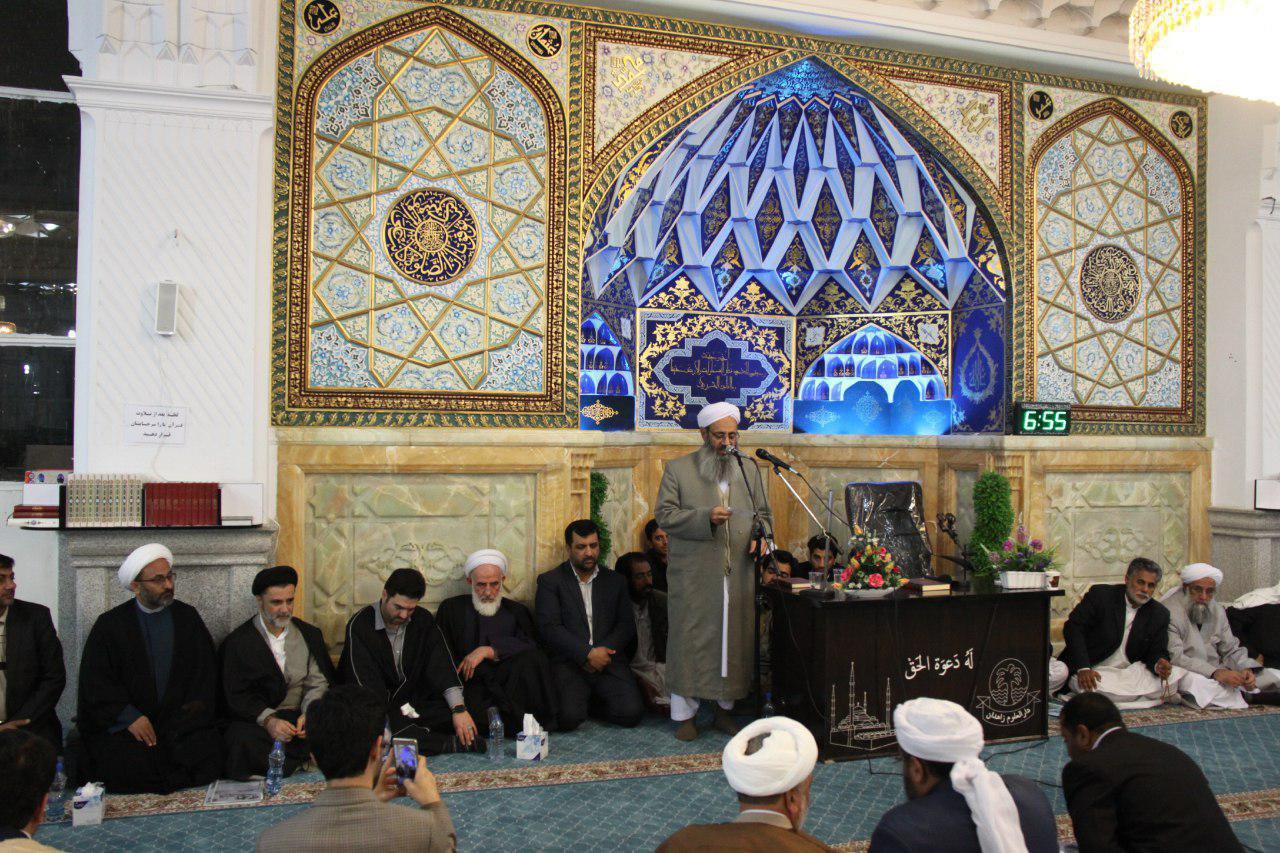 مسجد مکی زاهدان  میزبان &quot; کاروان منادیان وحدت &quot; 