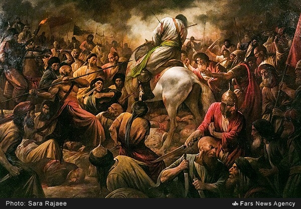 رونمایی از اثر عرش بر زمین افتاد