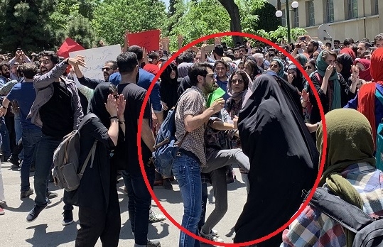 ماجرای تجمع در دانشگاه تهران چه بود دانشجویان در حصار بی تدبیری فیلم و عکس پایگاه اطلاع رسانی رجا