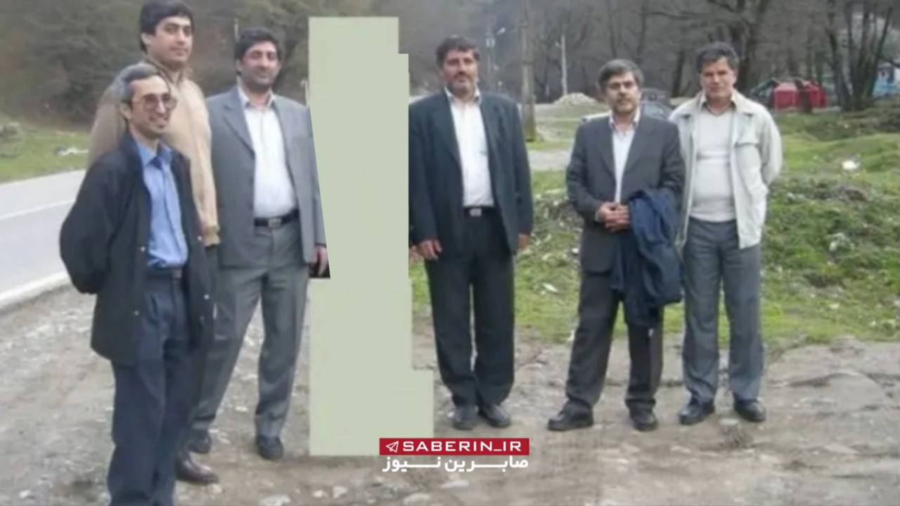 تصویر جمعی از دانشمندان هسته‌ای در سفر به شمال کشور در سال ۱۳۸۷