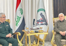 رئیس ستادکل نیروهای مسلح جمهوری اسلامی ایران در سفر به عراق با فالح الفیاض دیدار و گفتگو کرد.