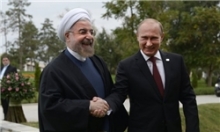 پوتین و روحانی درباره همکاریهای نظامی و توافق هستهای گفتوگو خواهند کرد ولادیمیر پوتین رئیس جمهوری روسیه و حسن روحانی رئیس جمهوری ایران در دیدار خود در روز 9 جولای درباره همکاریهای نظامی و توافق هستهای گفتگو و رایزنی خواهند کرد.