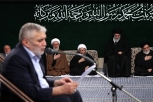 صوت مداحی حاج منصور ارضی در نخستین شب مراسم عزاداری ایام فاطمیه در حسینیه امام خمینی (ره)