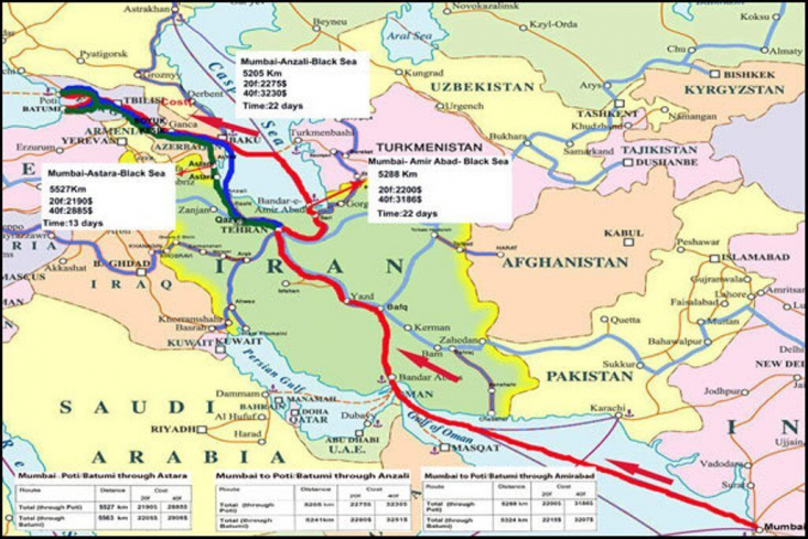 فعالسازی کریدور شمال-جنوب پس از ۲۲ سال/ چشم انداز ترانزیت ۵۰ میلیون تنی با سرمایهگذاری روسیه برنامه کشور ترانزیت 20میلیون تنی در کوتاهمدت (یکسال) و ترانزیت 50میلیون تنی در بلندمدت با درآمدزایی 50میلیارد دلار است. ایران قصد دارد با توسعه زیرساختها و همچنین تسهیل قوانین، دستیابی به این درآمد را ظرف چند سال آینده عملیاتی کند.