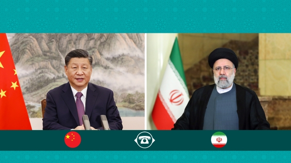 روسای جمهور ایران و چین در گفتگوی تلفنی یک ساعته، تحولات عمده بین‌المللی و منطقه‌ای را مورد بررسی قرار داده و بر تقویت هر چه بیشتر همکاری‌های دوجانبه تاکید کردند.

