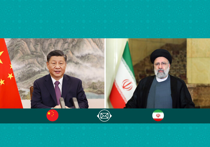 رئیسی: آماده تقویت همکاریهای دوجانبه و چندجانبه با چین هستیم/ ایران و چین زمینههای فراوانی برای گسترش همکاری دارند رئیس جمهور گفت: آمادگی ایران جهت تقویت هر چه بیشتر همکاریهای همه جانبه با جمهوری خلق چین در قالب ساز و کارهای دوجانبه و در چارچوب ترتیبات و نهادهای چند جانبه مورد تأکید است.
