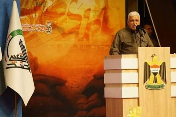 رئیس سازمان الحشد الشعبی عراق در پنجمین سالروز پیروزی بر داعش با تاکید بر اینکه دشمنان در خفا در حال توطئه هستند، گفت همه ما در دفاع از کشور ابومهدی المهندس و قاسم سلیمانی هستیم.