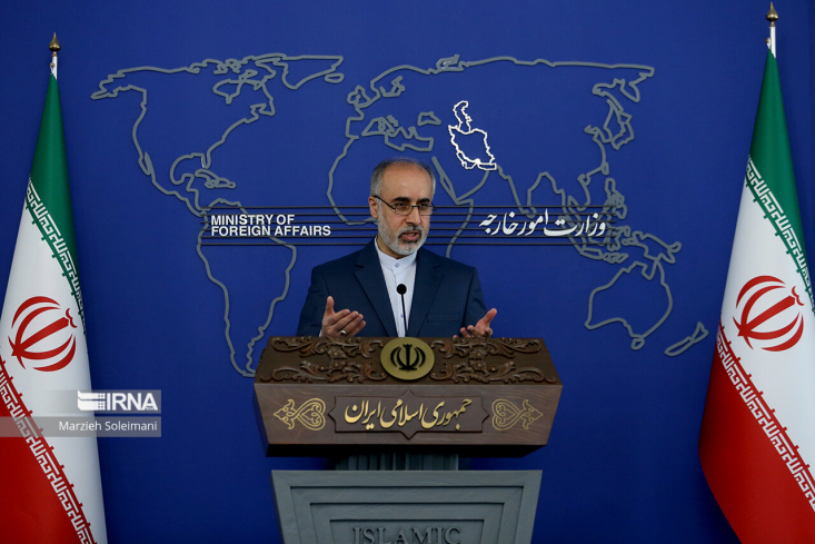 سخنگوی وزارت امور خارجه از وضع تحریم&zwnj;های جدید ایران علیه اتحادیه اروپا و انگلیس خبر داد و گفت: تحت تاثیر فشارهای سیاسی برای اخذ امتیازات قرار نمی&zwnj;گیریم.