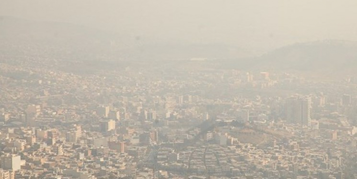 طبق داده‌های شرکت کنترل کیفیت هوا، هوای تهران و ۱۱ شهر استان آلوده شده است.

