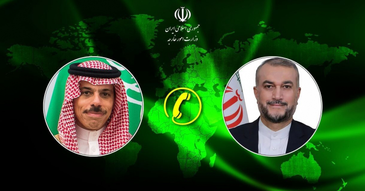گفتگوی تلفنی وزرای امور خارجه جمهوری اسلامی ایران و عربستان سعودی امیرعبداللهیان وزیر امور خارجه کشورمان در گفتگوی تلفنی با امیر فیصل بن فرحان وزیر خارجه عربستان سعودی، ضمن تبادل تبریک عید سعید فطر، در خصوص آخرین وضعیت روابط دو جانبه و تحولات منطقه گفت و گو کردند.
