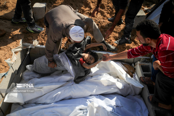  وزارت بهداشت فلسطین از افزایش شهدای حملات ارتش رژیم صهیونیستی به ۳۴ هزار و ۷۸۹ نفر از هفتم اکتبر (۱۵ مهر ۱۴۰۲) در نوار غزه خبر داد.
