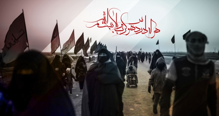 حالا مردم ایران هم بلند شوند بروند پشت مرزها -البته من اصلا دعوت نمی‌کنم- ولی فوقش راه نبود، میگه «یا اباعبدالله من تا مرز آمدم.» توی خونه‌اش نشسته، میگه آیا راه باز میشه؟ بگذار التماست کنند، بگویند نیا.  اگر تا لب مرز رفتی، راه باز نبود، بگو: «آقا من آمدم، راه نبود، برگشتم. ما 200 هزار شهید پشت مرزها دادیم، راه نبود، در پشت مرز به شهادت رسید و روی زمین افتاد.