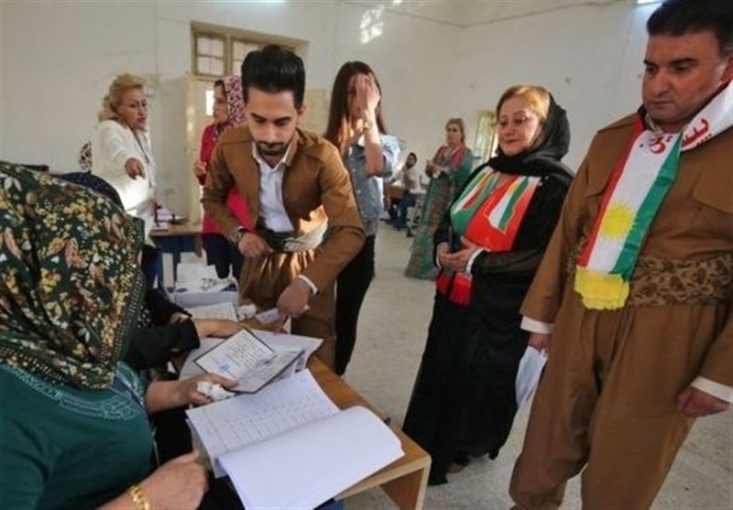کمیته همه پرسی جدایی کردستان عراق نتایج همه پرسی را اعلام کرد.