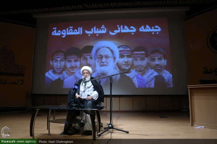 مقابل معامله قرن میایستیم/ آزادگی خود را نمیفروشیم/ دولت ترامپ دولتی شیطانی است رهبر انقلابیون بحرین گفت: مسلمانان همیشه در حال جنگ با طاغوت است و این باعث می شود که مسلمانان مشتاق جنگ با دشمنان خداوند باشند و این قتال باعث عزت و کرامت انسانیت می شود.